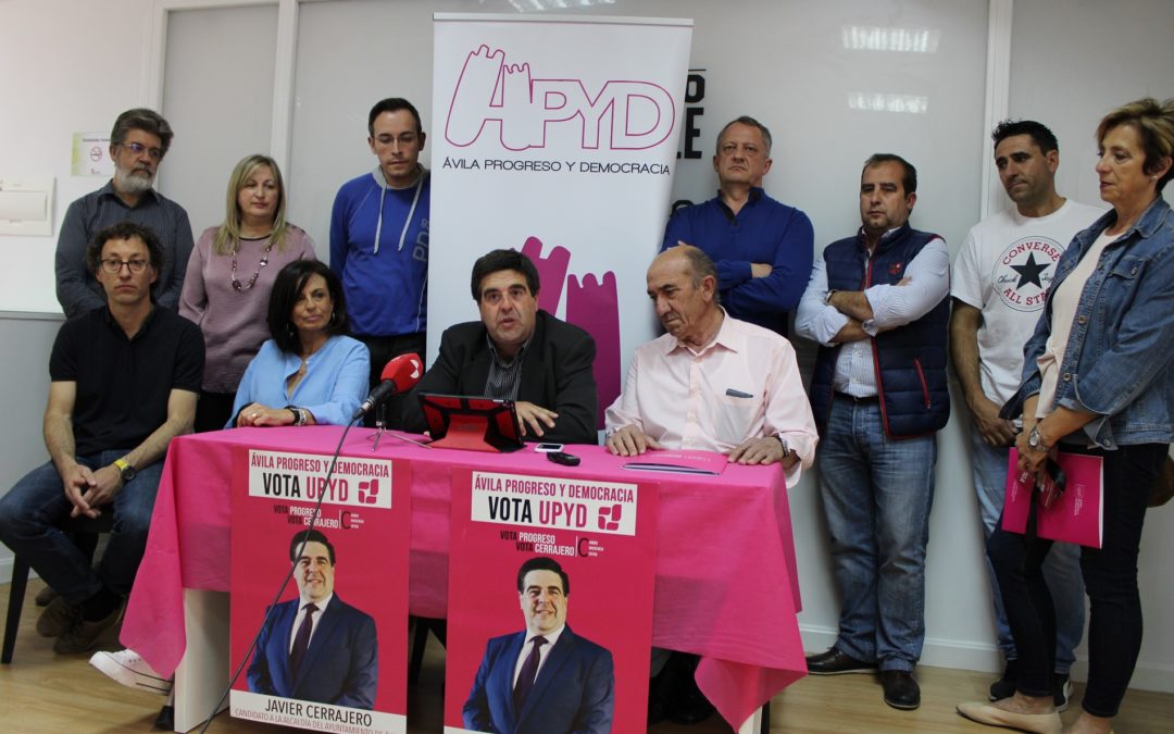 Ávila, Progreso y Democracia UPYD cierra la campaña con confianza en un proyecto “tangible”